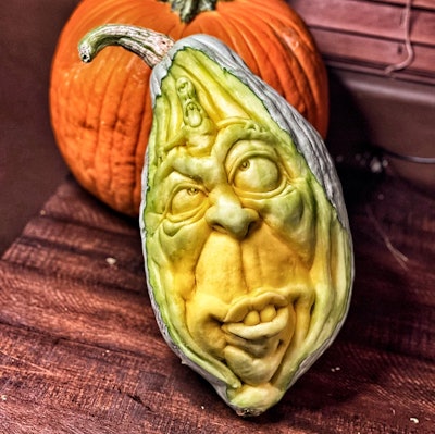 Inflo Health VP moonlights as a pumpkin carving expert