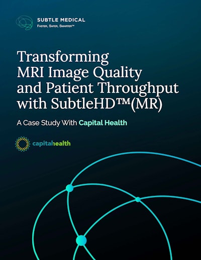 Transforming MRI Image Quality and Patient Throughput with SubtleHD™(MR): A Case Study With Capital Health