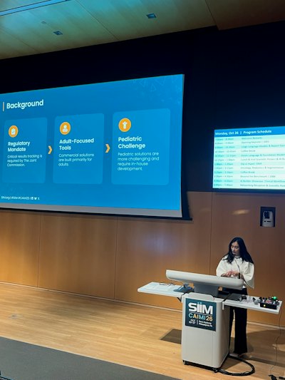 SIIM-CAIMI: LLM pipeline tracks critical results in pediatric patients